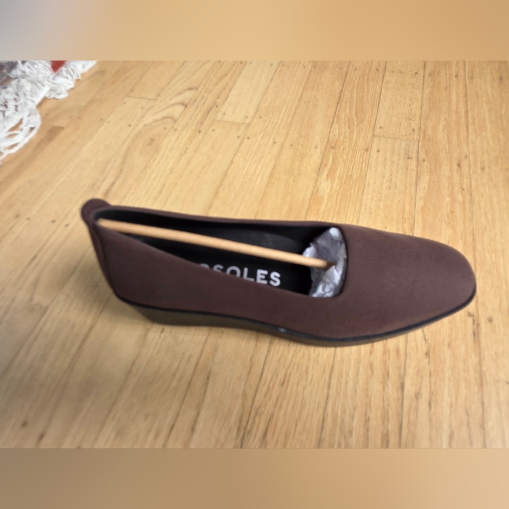 NIB Aerosoles Cowley Java Stretch Fabric Wedge Size 9.5